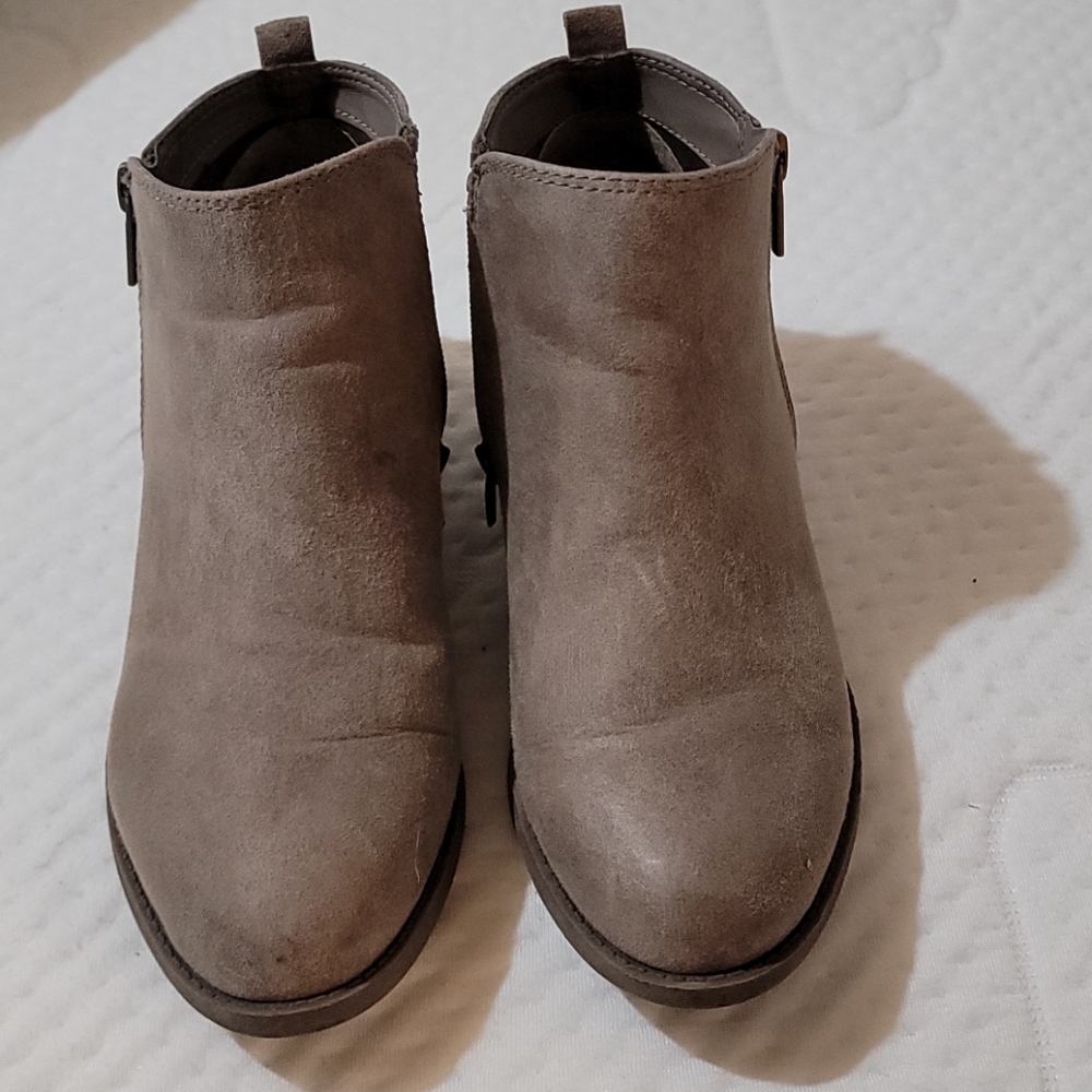 Taupe booties